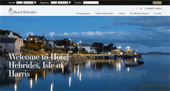 Desktop Screenshot of hotel-hebrides.com