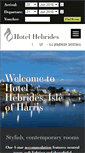 Mobile Screenshot of hotel-hebrides.com